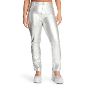 BD กางเกงหนังแฟชั่นสตรีสำหรับฤดูหนาวกางเกงหนังคุณภาพดีพิมพ์โลโก้ได้ตามต้องการ - Product Image 4