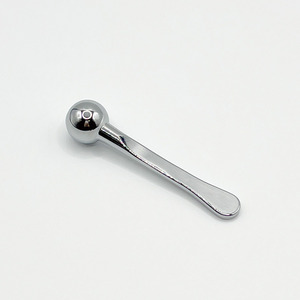 Zinklegierung Massagegerät Kurzer Griff Wangenmassagegerät Doppelroller 3D-Roller Kleiner Delfin Gesichts-Schönheitsgerät - Product Image 3