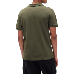 Chemises polo pour hommes en coton piqué en gros, manches courtes, coupe classique, t-shirt décontracté, logo personnalisé, tee-shirt de golf, tee-shirt de tennis - Product Image 5