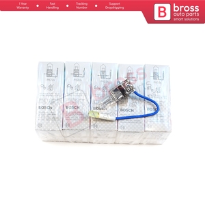 BHL606-1 Lot de 10 ampoules halogènes H3 12V 55W PK22s ECO 1 987 302 802 pour phares antibrouillard de remorque et phares de véhicule tout-terrain - Product Image 2