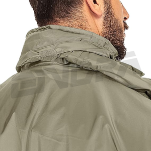 Chaqueta de lluvia de diseño personalizado para hombre, impermeable, Softshell, abrigo cortavientos ligero, impermeable con capucha para exteriores, ropa de viaje informal - Product Image 5