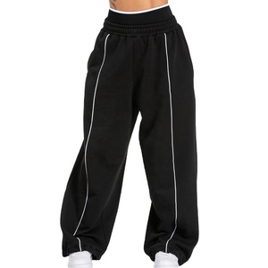 <span class=keywords><strong>Pantaloni</strong></span> da jogging <span class=keywords><strong>Palazzo</strong></span> Unisex <span class=keywords><strong>di</strong></span> grandi dimensioni <span class=keywords><strong>pantaloni</strong></span> leggeri Casual <span class=keywords><strong>a</strong></span> vita alta <span class=keywords><strong>pantaloni</strong></span> della <span class=keywords><strong>tuta</strong></span> larghi larghi - Product Image 1