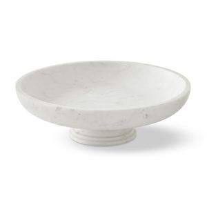 Elegante cuenco de mármol redondo para uso diario en la cocina Decoración de mármol minimalista Cuenco de mármol de alta calidad - Product Image 1