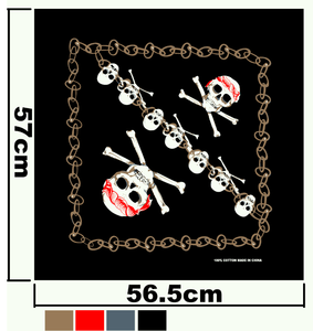 Pañuelo Personalizado de Doble Impresión de Fábrica, Pañuelo de Algodón con Logotipo Personalizado para Fanáticos, Pañuelo Cuadrado - Product Image 2