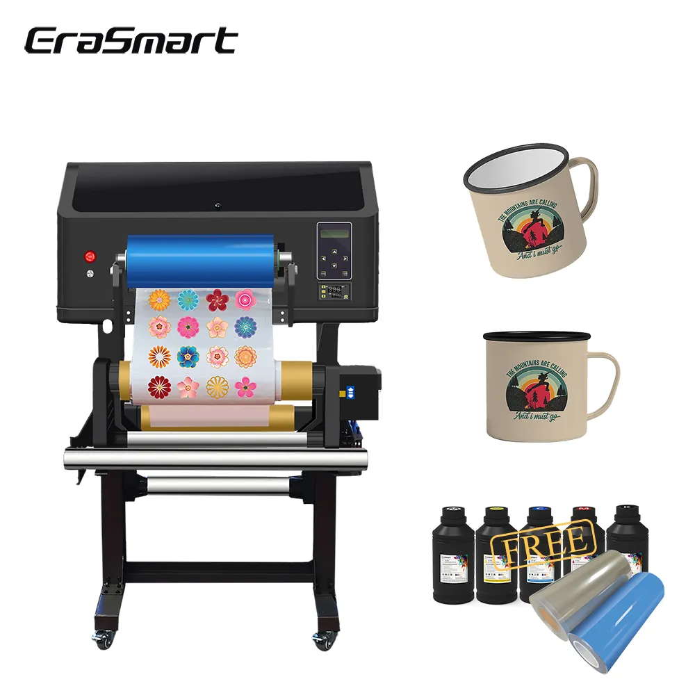 Latest UV Products DTF UV Printer Inkjet Printers Roll To Roll Sticker Printing Machine For A/B Film Flatbed UV DTF Printer