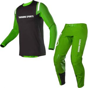 Vêtements de motocross personnalisés entièrement personnalisés adulte Racing Jersey pantalon coupe-vent motard moto course costume imprimé Gear - Product Image 1