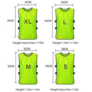 Chalecos de Entrenamiento Personalizados Baratos, Baberos de fútbol numerados para deportes de fútbol con logotipo personalizado - Product Image 4