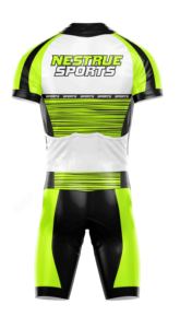 ชุดจักรยาน Nestrue Sports แบบสั่งทำได้ 男女  แห้งเร็ว ป้องกันแบคทีเรีย ระบายอากาศดี ชุดเสื้อเจอร์ซีย์และกางเกงขาสั้นสำหรับปั่นจักรยานกลางแจ้ง น้ำหนัก 180 กรัม ผลิตจากโพลีเอสเตอร์ - Product Image 4