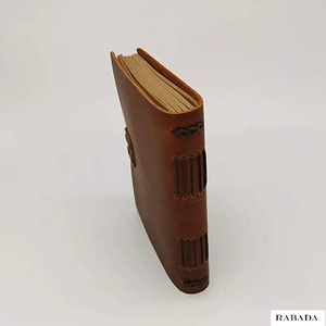 Hot Selling Leather Note Book Cover Retro Notebooks Writing <b>Pads</b> Cover Real Leather Portable Notebook - Product Image 2