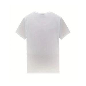 Venta al por mayor OEM hombres camisetas de verano de manga corta de alta calidad 100% algodón cuello redondo con diamantes de imitación de los hombres camiseta - Product Image 3