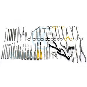 KAHLU ORTHOPEDIC Juego básico de instrumentos de plástico de 50 piezas de acero inoxidable para cirugía plástica - Product Image 1