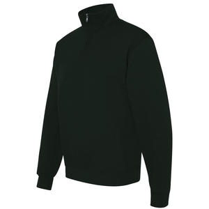 <b>Half</b> Zipper <b>Sweatshirts</b> Unisex Fleece Quarter <b>Zip</b> Pullover <b>Mens</b> 1/4 <b>Zip</b> Stand Collar Quarter Zipper <b>Sweatshirt</b> Cotton Blended - Product Image 2
