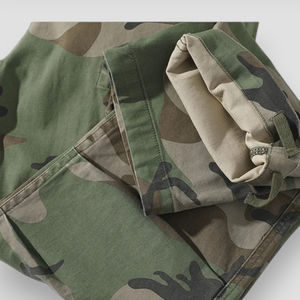 Pantalon de jogging pour homme, style rétro américain, mi-lourd, ample, multi-poches, décontracté, automne et hiver - Product Image 6