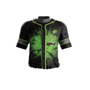 Nouvel arrivage de vêtements de sport 100% polyester tissu uniforme de baseball meilleur prix uniforme de baseball - Product Image 2