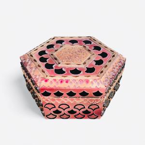 Haute qualité multicolore fait à la main boîte en bois finition naturelle bijoux décoratifs coffrets cadeaux décoration de la maison artisanat Art Style - Product Image 1