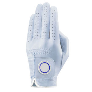 MOQ bajo personalizado de lujo impermeable deporte piel de oveja guante de Golf invierno completo Cabretta guantes de cuero Golf - Product Image 5