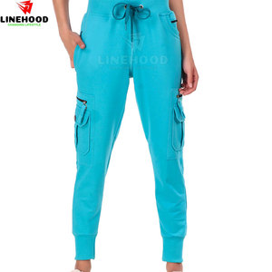 Pantalon en toile de couleur personnalisée de haute qualité pour femmes respirant taille moyenne Streetwear décontracté pour l'hiver-Disponibilité en gros - Product Image 1