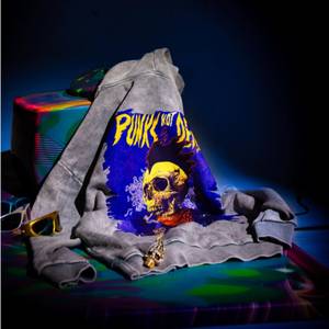 Sudadera con Capucha Unisex de Corte Regular, Estilo Punk, Lavado Ácido, Bordada, 100% Algodón, Diseño Estético Impreso de Alta Calidad, Bolsillos, Secado Rápido - Product Image 3