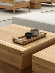 Bandeja de servicio de madera con diseño SCI más popular con asa, bandeja de servicio de mesa, servicio de desayuno para vajilla, bandejas decorativas - Product Image 4