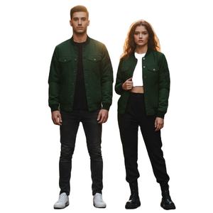 Chaqueta vaquera unisex de la mejor calidad con opción de color y talla personalizados, disponible con opción de lavado y bordado. - Product Image 2