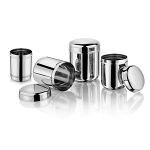 Stainless Steel Glossy Mirror Polished Food <b>Safe</b> Container <b>For</b> Kitchen Spice <b>Box</b> Sugar <b>Box</b> Kawa Use <b>Box</b> <b>For</b> <b>Home</b> Camping etc - Product Image 6