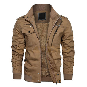 Veste d'hiver en coton pour hommes à l'extérieur Veste en coton pour hommes à col montant Veste en coton pour hommes de grande taille - Product Image 1