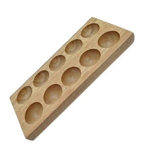 Plateau à oeufs en bois de différentes tailles pour accessoires de cuisine plateau à oeufs de stockage de vaisselle à des prix abordables. - Product Image 3