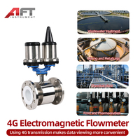 Débitmètre électromagnétique 4G OEM basse consommation alimenté par batterie pour eau/liquide, haute précision, protocole TCP MQTT, téléchargement de données à distance
