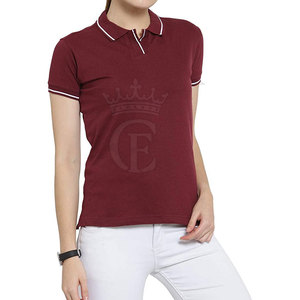 Cómodo Tallas grandes Mujer Casual para Polo Camisa Ropa de punto transpirable a precio razonable Teñido en varios colores - Product Image 2
