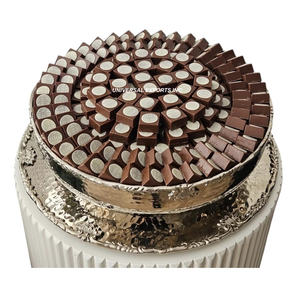 Cuenco de chocolate de acero de lujo, dulce cuenco de buena calidad hecho a mano, última colección, cuenco de Chocolate de Metal decorativo - Product Image 2