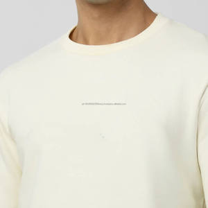 100% fabricante personalizado OEM hombres 100% algodón pulóver cuello redondo peso pesado hombres sudaderas - Product Image 4