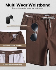 Pantalones cortos casuales para hombres | Pantalones cortos cómodos y elegantes para deportistas Pantalones cortos relajados para hombres | Pantalones cortos cómodos y elegantes para ropa informal - Product Image 4