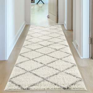 Alfombra Peluda Marroquí Color Marfil, Juego Premium de 500 Piezas para Decoración del Hogar - Product Image 4