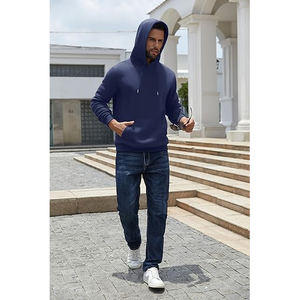 Vente en gros de sweats à capuche OEM pour hommes | Logo personnalisé en polaire et pulls à capuche | Fournisseur d'usine de haute qualité pour les vêtements de gymnastique et de streetwear - Product Image 3