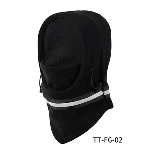 Winter Reflective Neck Warm Hood Balaclava Man Fleece Safety <b>Mask</b> Hat Windproof <b>Ski</b> FaceMask - Product Image 3