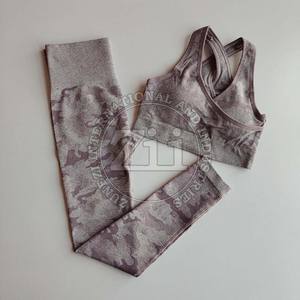 Best Selling <b>Women's</b> Plus Size Summer Yoga <b>Set</b> Lightweight Eco-Friendly Design with Solid Pattern Stylish Sustainable Wholesale - Product Image 5
