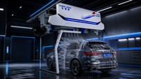 Machine de lavage de voiture automatique sans contact Cheerwash CL800, équipement de lavage de voiture électrique intelligent haute pression à 360 degrés