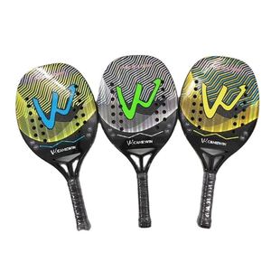 ไม้เทนนิสชายหาดแบบมืออาชีพทำจากคาร์บอนไฟเบอร์พร้อมถุงน้ำหนักเบาทนทานด้ามจับนุ่มสำหรับการเล่นที่สะดวกสบาย - Product Image 2