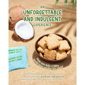 Galletas Crujientes de Coco Salado Hawaiano Sin Gluten Halal de Signature Market 180g - Product Image 6