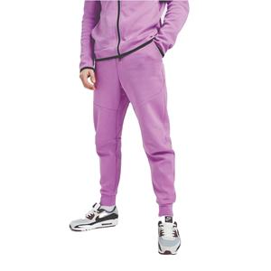 Conception OEM 69% Coton 31% Polyester Rose Hommes Tech Polaire Survêtement Full Zip Hoodie Joggers Sweatpants Sweatsuit - Product Image 3