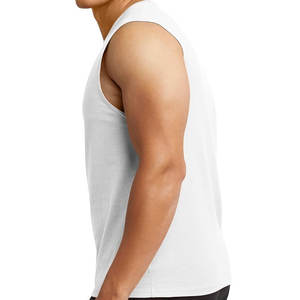 Camiseta sin mangas de color personalizada Camiseta hecha a medida de tela suave Camiseta sin mangas duradera fácil de usar en línea - Product Image 3