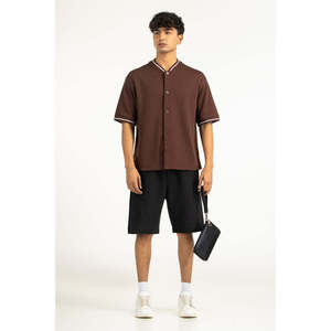 Camisa a Rayas de Popelina de Corte Regular MN-CS-SS26-302-B Antiarrugas Casual de Negocios Tallas 3XL+ Suministro ODM - Product Image 2