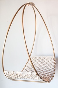 Revistero bohemio de macramé tejido a mano, organizador de algodón suave Natural para periódicos, libros, elegante soporte para revistas de macramé - Product Image 6