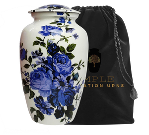 Handcrafted Meena Coated Cremation Urns Elegant <b>Keepsake</b> & Adult Urns Leakproof Engravable Memorial <b>for</b> <b>Ashes</b> - Product Image 5