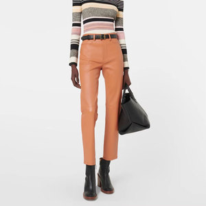 Pantalones de Cuero para Mujer de Buena Calidad a Precio de Mayoreo, Talla Personalizada, Transpirables para Invierno, Estilo Urbano, Logotipo Personalizado, Pakistán - Product Image 4