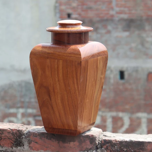 High Quality European Style <b>Wooden</b> <b>Urn</b> <b>for</b> Human <b>Ashes</b> High Quality Cremation <b>Urn</b> From Vietnam Factory Wholesale <b>for</b> Pets - Product Image 4