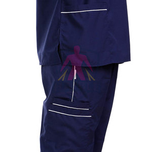 Modern Medical <b>Scrub</b> Suit Cotton High Quality <b>Scrub</b> <b>Sets</b> for Men Comfort Support Wear - Product Image 4