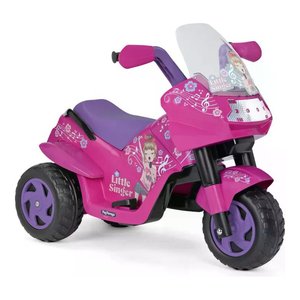 Moto Little Singer 6V 2,5 Ah Lithium Rose Jouet à roulettes 92,5 cm Fuchsia IGED925 Moto électrique pour enfants - Product Image 3