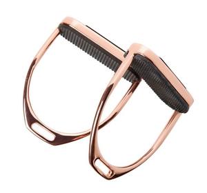 Nueva llegada estribos de montar a caballo de liberación de seguridad de acero inoxidable ligero ajustable duradero fábrica ecuestre OEM - Product Image 4