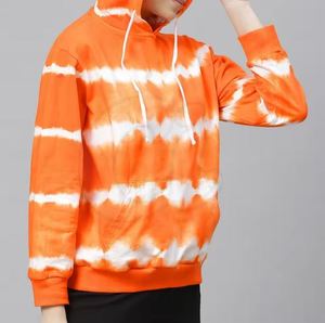 Sweat à capuche court pour dames élégantes Pull en tissu de coton OEM Logo personnalisé Fournisseur d'usine - Product Image 3